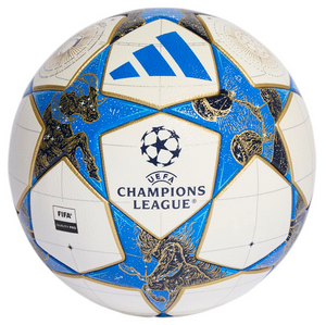 Biało-niebieska piłka nożna Adidas UEFA Champions League Competition JP1541