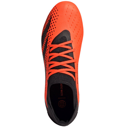 Pomarańczowo-czarne buty piłkarskie Adidas Predator Accuracy.3 FG GW4591