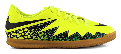 Żółte buty piłkarskie na halę Nike Hypervenom Phade IC 749911-703 JR