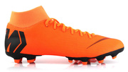 Pomarańczowo-czarne buty piłkarskie Nike Mercurial Superfly Academy MG AH7362-810