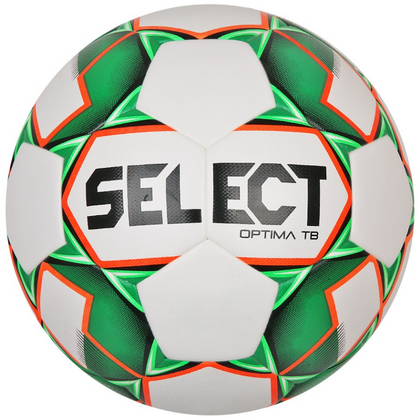 Biało-zielona piłka nożna Select Optima TB + karton - rozmiar 4