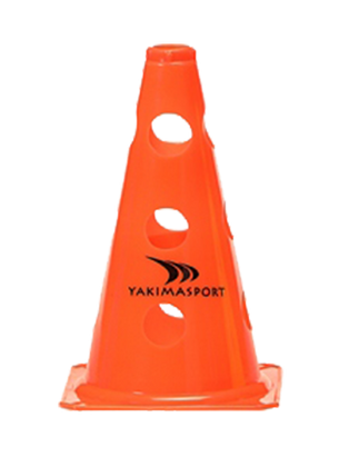 Pomarańczowy pachołek z otworami 23 cm Yakimasport 100604