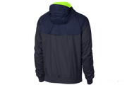 Granatowo-zielona kurtka przeciwdeszczowa Nike Manchester City Windrunner 892421-477