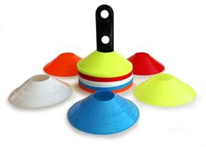 Kolorowe wysepki, stożki treningowe Yakimasport 100006