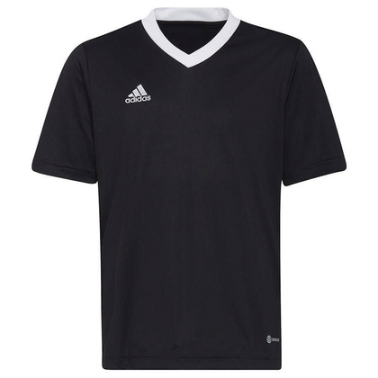 Czarna koszulka Adidas Entrada 22 H57497 - Junior