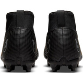 Czarne buty piłkarskie Nike Mercurial Superfly 8 Academy FG/MG DJ2854 007 - Junior