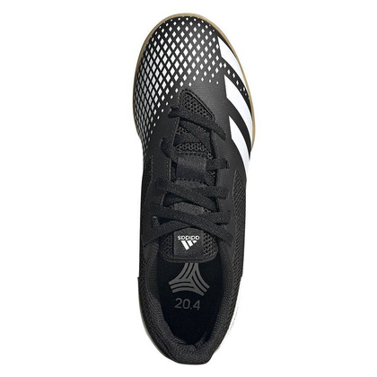 Czarne buty halowe Adidas Predator 20.4 FW9224 - Junior