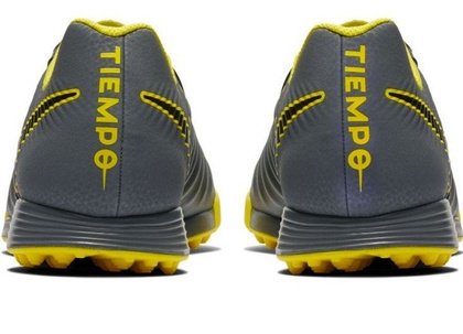 Szaro-żółte buty piłkarskie na orlik Nike TiempoX Legend Academy TF AH7243-070