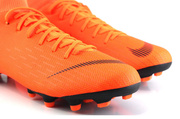 Pomarańczowo-czarne buty piłkarskie Nike Mercurial Superfly Academy MG AH7362-810