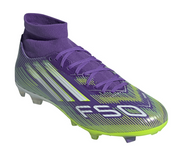 Fioletowo-zielone buty piłkarskie Adidas F50 League JI0886