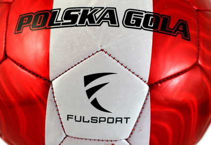 Biało-czerwona piłka nożna Fulsport Polska gola - rozmiar 5