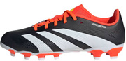 Czarno-pomarańczowe buty piłkarskie Adidas Predator League IG5440 - Junior