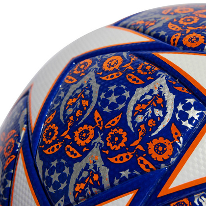 Biało-granatowa piłka nożna Adidas UCL League Istanbul Liga Mistrzów HU1580