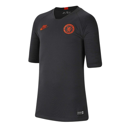 Czarna koszulka Nike Chelsea FC Breathe Strike AO6493-060 JR