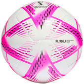 Biał-różowa piłka nożna Adidas Al Rihla Club Fifa World Cup 2022 H57787