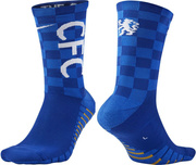 Niebieskie skarpetki treningowe piłkarskie Nike Chelsea CREW-GFX SX7560-495