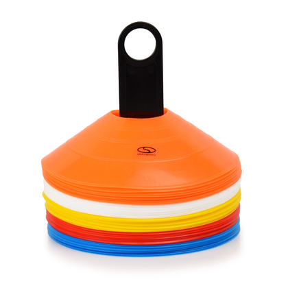 Kolorowe pachołki talerzyki stożkowe 50szt. TT50-19MULTI