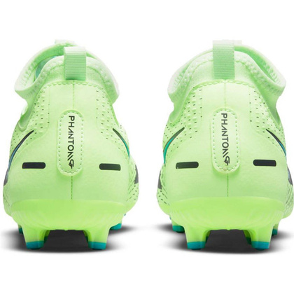 Seledynowe buty piłkarskie Nike Phantom GT Academy FG/MG CW6694 303 - Junior