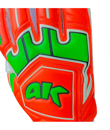Pomarańczowo-zielone rękawice bramkarskie 4Keepers Guard Fogo