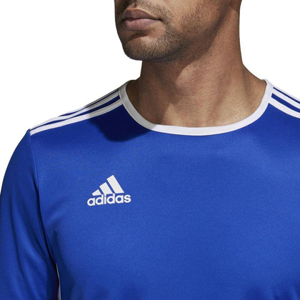 Niebieska koszulka sportowa Adidas Entrada 18 CF1037