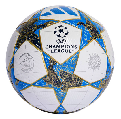 Biało-niebieska piłka nożna Adidas UCL UEFA Champions League JP1548 + pudełko
