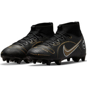 Czarne buty piłkarskie Nike Mercurial Superfly 8 Academy FG/MG DJ2854 007 - Junior