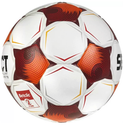 Biało-czerwona piłka nożna Select Brillant Super TB Betclic 2 liga v25 100033