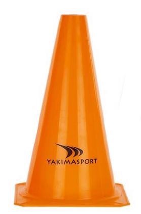 Pomarańczowy pachołek bez otworów 100698 23 cm