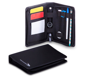 Czarny portfel sędziowski, przybornik, zestaw sędziego Yakimasport 100183