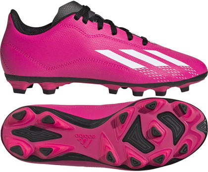 Różowo-czarne buty korki Adidas X Speedportal.4 GZ2455 - Junior