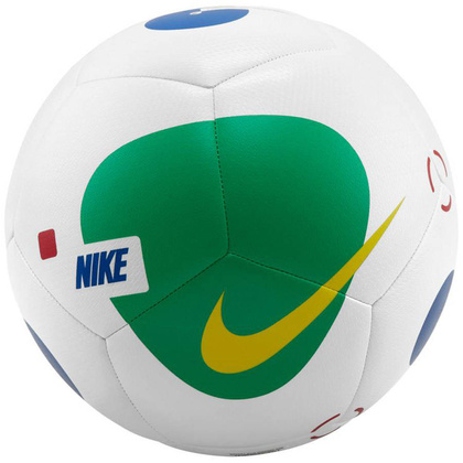 Biało-zielona piłka nożna Nike Futsal Maestro DM4153 100