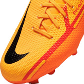 Pomarańczowe buty piłkarskie korki Nike Phantom GT2 Academy FG/MG DC0812 808 - Junior