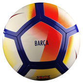Biało-granatowa piłka nożna Nike Pitch FC Barcelona SC3480-100 r5