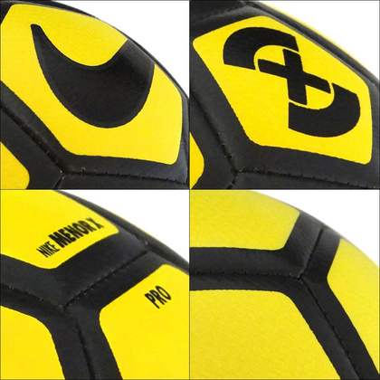 Żółto-czarna piłka nożna halowa Nike Futsal Menor X SC3039-731 r4 