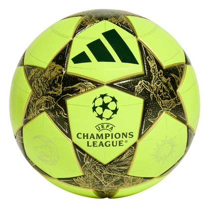 Seledynowo-czarna piłka nożna Adidas UCL UEFA Champions League JZ9994