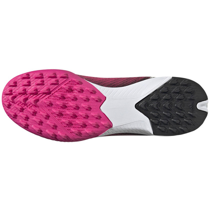 Różowo-czarne buty turfy Adidas X Speedportal.3 GZ2465 - Junior