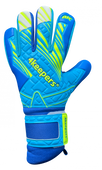 Turkusowo-niebieskie rękawice bramkarskie 4Keepers Soft Azur NC