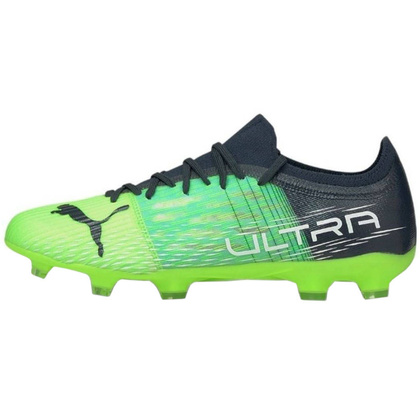 Czarno-zielone buty piłkarskie korki Puma Ultra 3.3 106523 03