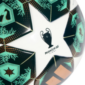 Biało-zielona piłka nożna Adidas UCL League J350 Liga Mistrzów JH1290