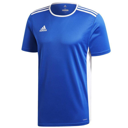Niebieska koszulka sportowa Adidas Entrada 18 CF1037