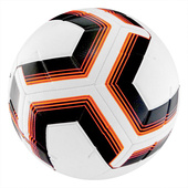 Biało-pomarańczowa piłka Nike Strike Team IMS SC3535-101 r5