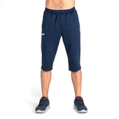 Granatowe spodnie treningowe 3/4 Joma Capri Fleece Bermudy 101101.331 - Junior