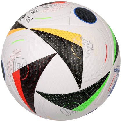 Biała piłka nożna Adidas Fussballliebe Competition Euro 2024 IN9365
