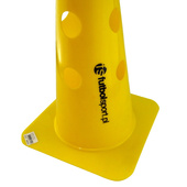 Żółty pachołek treningowy z otworami VCM-15H12 37,5 cm