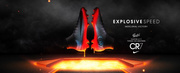 Szaro-pomarańczowe buty piłkarskie na orlik Nike Mercurial Victory CR7 DF TF 903612-001