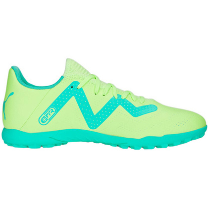 Seledynowo-turkusowe buty turfy Puma Future Play TT 107191 03