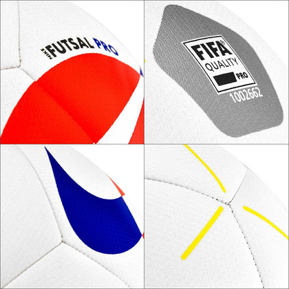 Biała piłka nożna halowa Nike Futsal Pro FIFA SC3971-100 - rozmiar 4 