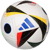 Biała piłka nożna Adidas Fussballliebe League 290g Euro 2024 IN9370 - Junior