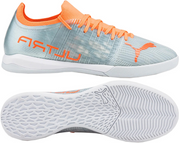 Szaro-pomarańczowe buty halówki Puma Ultra 3.4 106731 01