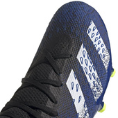 Czarno-granatowe buty piłkarskie korki Adidas Predator Freak.3 L FG FY0615